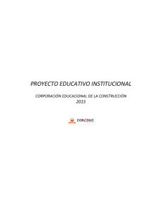 Proyecto Educativo Institucional VBS.