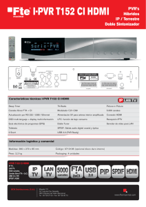 I-PVR T 152 CI HDMI