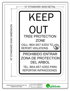 tree protection zone prohibido entrar zona de protection del arbol