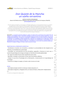 Don Quijote de la Mancha: un sueño cervantino