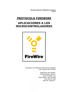 protocolo firewire aplicaciones a los microcontroladores