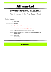 EXPANSION MERCANTIL, SA (EMERSA) - Empresas de