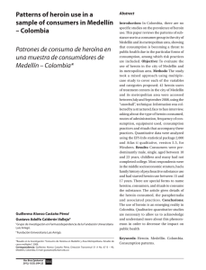 Patterns of heroin use in a sample of consumers in Medellín
