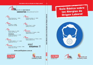 Guía Básica sobre las Alergias de Origen Laboral