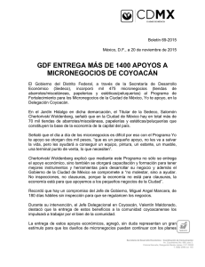 gdf entrega más de 1400 apoyos a micronegocios de coyoacán
