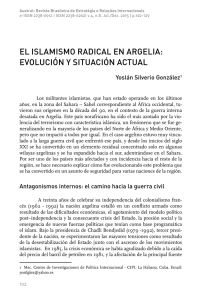 el islamismo radical en argelia: evolución y situación