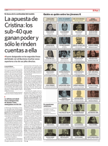 La apuesta de Cristina: los sub-40 que ganan poder y sólo