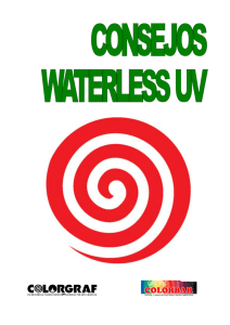 consejos waterless uv