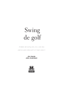 Swing de golf - Editorial Paidotribo