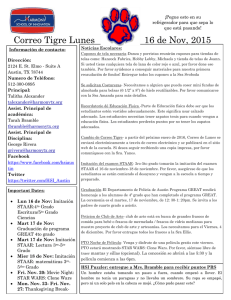 Correo Tigre Lunes 16 de Nov, 2015