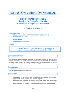 notación y edición musical - Universidad Complutense de Madrid