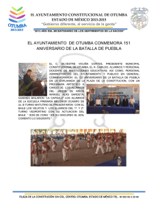 el ayuntamiento de otumba conmemora 151 aniversario de la