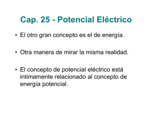 Cap. 25 - Potencial Eléctrico