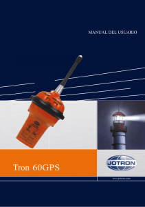 Tron 60 GPS manual usuario esp