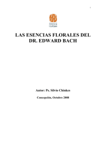 LAS ESENCIAS FLORALES DEL DR. EDWARD BACH