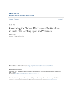 Generating the Nation: Discourses of Nationalism in Early 19th