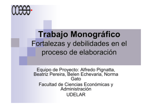 Trabajo Monográfico - FCEA - Facultad de Ciencias Económicas y