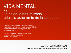 vida mental - UPM ASLab - Universidad Politécnica de Madrid