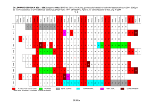CALENDARI ESCOLAR 2011-2012 segons ORDRE ENS/102 /2011
