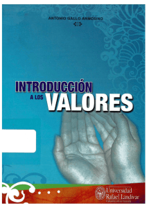 Introducción a los Valores - Universidad Rafael Landívar