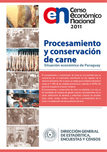 Procesamiento y conservación de carne