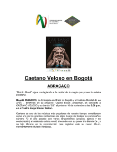 Caetano Veloso en Bogotá ABRAÇAÇO