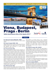 Viena, Budapest, Praga y Berlín