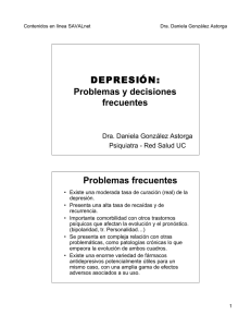 Depresion problemas