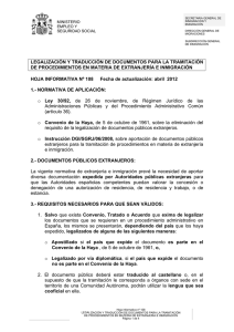 LEGALIZACIÓN Y TRADUCCIÓN DE DOCUMENTOS PARA LA