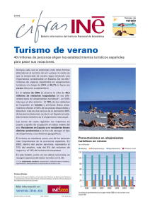 Cifras INE Enero 2006.Turismo de verano. 40 millones de personas