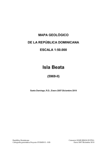 Memoria Geologica 5969-II Isla Beata