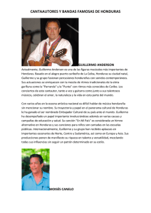 biografía de cantantes hondureños