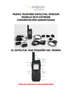 nuevo telefono satelital iridium modelo 9575 extreme