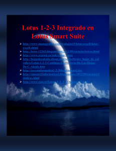 Lotus 1-2-3 Integrado en Lotus Smart Suite