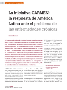 La iniciativa CARMEN: la respuesta de América Latina ante el
