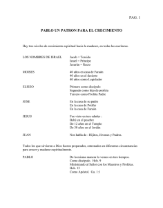 PAG. 1 PABLO UN PATRON PARA EL CRECIMIENTO