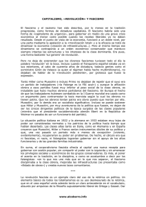 www.alcoberro.info CAPITALISMO, «REVOLUCIÓN» Y FASCISMO