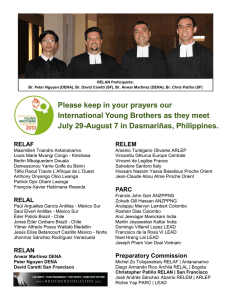 Please keep in your prayers our International Young Brothers as