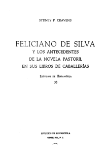 pdf Feliciano de Silva y los antecedentes de la novela pastoril en