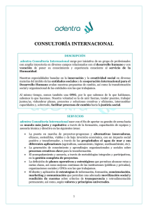 consultoría internacional