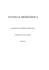 Vivencia mediumnica