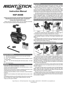Instruction Manual NSP