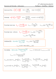 Soluciones resumen de formulas