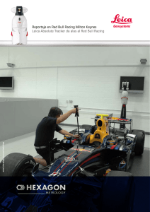 Reportaje en Red Bull Racing Milton Keynes Leica Absolute Tracker