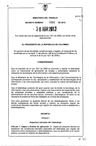 Decreto 0884 de 2012
