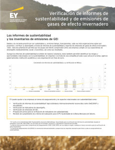 Verificación de informes de sustentabilidad y de emisiones de