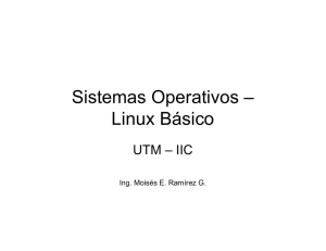 Sistemas Operativos – Linux Básico