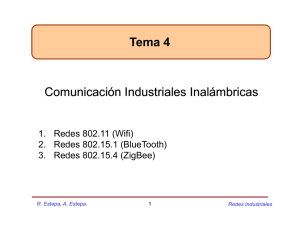 Tema 4 Comunicación Industriales Inalámbricas