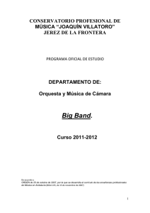Big Band. - Joaquín Villatoro