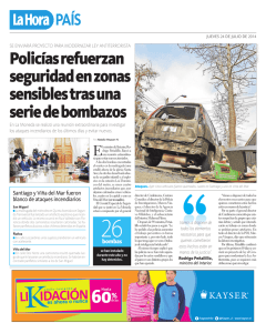 Policías refuerzan seguridad en zonas sensibles tras